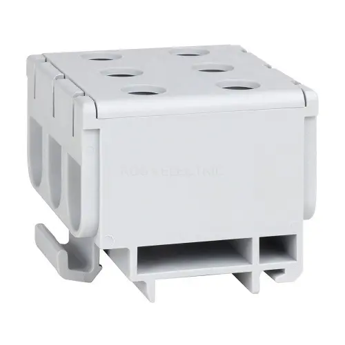 Клемма вводная силовая тройная OptiClip КВС 6-50 серая КЭАЗ 351047 - Ros-Electric