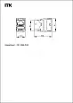 ITK Модуль Keystone Jack кат.6A STP без инструментальная заделка угловой 90град отвод кабеля CS1-1C6AS-T2-90 ITK/ИТК