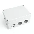 Распределительная коробка STEKKER EBX10-310-55, количество вводов: 10, полистирол, цвет светло-серый 39999 STEKKER