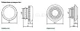 Устройство компенсации давления в шкафах УКД1 D=40 мм IP66 SQ0832-0101 TDM/ТДМ