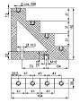 Изолятор ступенчатый ИС4-40 (М8) силовой с болтом YIS11-4-40-B IEK/ИЭК