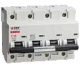 Автоматический выключатель ВА 47-100, 4P 63А (C) 10kA EKF mcb47100-4-63C EKF/ЭКФ