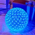 Шар светодиодный 230V, диаметр 20 см, 200 светодиодов, цвет синий 501-607 NEON-NIGHT