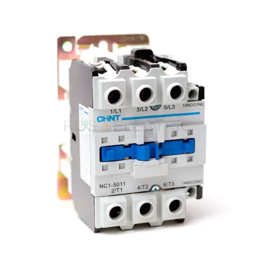 222508 CHINT картинка, фото Контактор NC1-5011 50А 400В/АС3 1НО+1НЗ 50Гц (R)