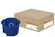Установочная коробка СП D68х45мм, саморезы, синяя, IP20, SQ1402-0002 TDM/ТДМ