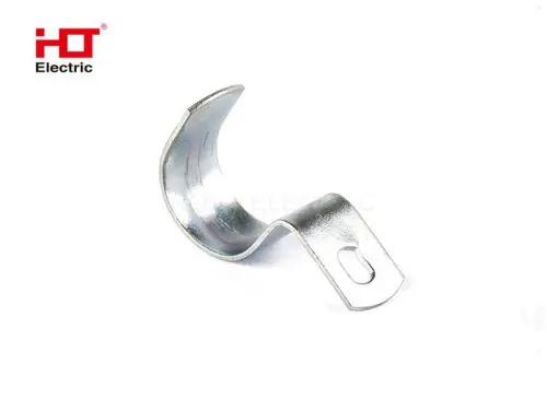 Скоба металлическая однолапковая d 16-17 мм (уп./100шт.) HLT ELECTRIC 084-25-005 - Ros-Electric