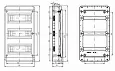 Корпус пластиковый модульный навесной OptiBox P-BNS-2-36-IP41 син. дверца 117933 KEAZ/КЭАЗ