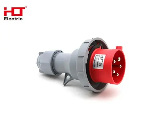 Вилка кабельная 0142 16А 3Р+РЕ 380В -415B IP67 HLT ELECTRIC 083-04-02 - Ros-Electric