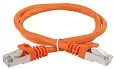 ITK Коммутационный шнур (патч-корд) кат.5E FTP LSZH 0,5м оранжевый PC07-C5EFL-05M ITK/ИТК