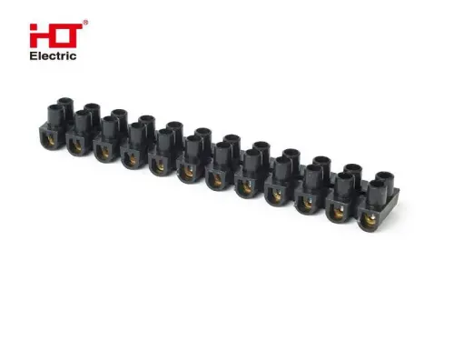 Зажим винтовой ЗВИ-30 полипропилен 1.5-10мм2 12пар 100°С черный (уп/1 шт.) HLT ELECTRIC 081-10-319 - Ros-Electric