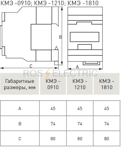 KME 0910,1210,1810 gab