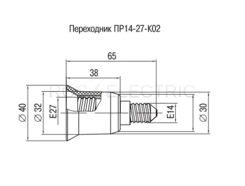 16 perehodnik E14-E27
