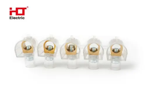 Клеммник концевой изолированный ККИ 2.5мм² (5х1) HLT ELECTRIC 081-14-01 - Ros-Electric