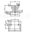 Радиатор для твердотельного реле 25А EKF PROxima rad-rtp-25 EKF/ЭКФ