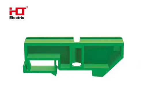 Изолятор на DIN рейку зелёный HLT ELECTRIC 081-21-02 - Ros-Electric