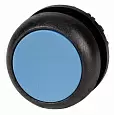 M22S-DR-B Головка кнопки с фиксацией, цвет синий, черное лицевое кольцо 216624 EATON