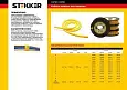 Кабель маркер на бобине электромонтажный STEKKER CBMR60-4, , желтый, материал - ПВХ, размер 98*98мм, 39127 STEKKER