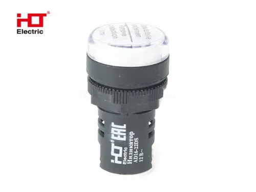 Лампа AD16-22DS(LED)матрица d22мм белый 12В IP40 HLT ELECTRIC 085-06-05 - Ros-Electric