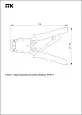 ITK Инструмент обжимной для RJ-45/12 с храповым механизмом вертикальный обжим TM1-B11V ITK/ИТК