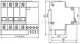 Дифференциальный автомат АД12 2Р 40А 300мА тип AC хар-ка С 4,5кА MAD10-2-040-C-300 IEK/ИЭК