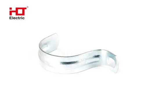 Скоба металлическая однолапковая d 38-40 мм (уп./50шт.) HLT ELECTRIC 084-25-010 - Ros-Electric