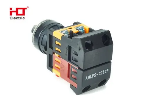Кнопка ABLFS-22 с подсветкой NO+NC 230В IP40 красный HLT ELECTRIC 085-07-023 - Ros-Electric