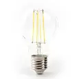 Лампа светодиодная филамент FERON LB-613, A60 (шар), 13W 230V E27 4000К (белый), рассеиватель прозра 38240 FERON
