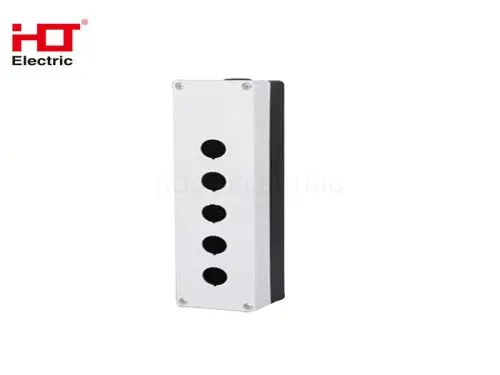 Корпус КП105 пластиковый 5 кнопок белый HLT ELECTRIC 085-11-009 - Ros-Electric