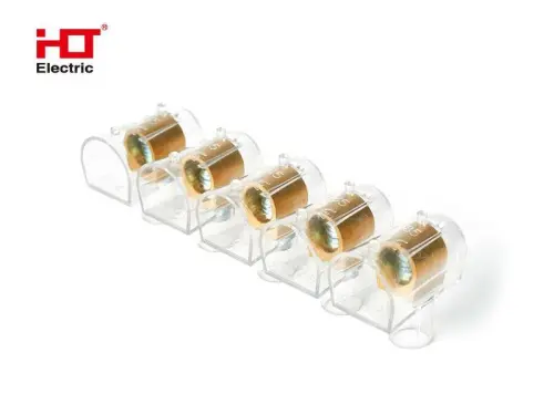 Клеммник концевой изолированный ККИ 10мм² (5х1) HLT ELECTRIC 081-14-04 - Ros-Electric