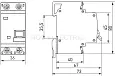 Дифференциальный автомат АД-32 40А/30мА (характеристика C, тип AC) 4,5кА EKF DA32-40-30 EKF/ЭКФ