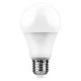 Лампа светодиодная FERON LB-92, A60 (шар), 10W 230V E27 4000К (белый), рассеиватель матовый белый, 8 25458 FERON