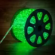 Дюралайт LED, эффект мерцания (2 жилы) (2W) - зеленый, 36 LED/м, 2,4Вт/м, Ø13мм, бухта 100м 121-254 NEON-NIGHT