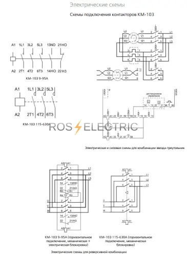 Контактор 9А 220В АС3 1НО+1НЗ КМ-103 DEKraft DEKraft 22103DEK - Ros-Electric