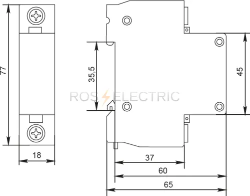 Звонок ЗД-47 EKF mdc-47 - Ros-Electric