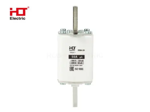 Плавкая вставка предохранителя ППН-35, габарит 1, 250/50А HLT ELECTRIC 091-01-043 - Ros-Electric