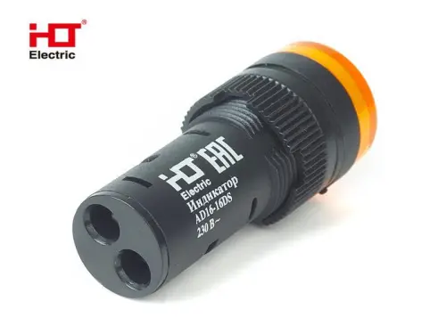 Лампа AD16-16DS(LED)матрица d16мм желтый 230В IP40 HLT ELECTRIC 085-06-02 - Ros-Electric