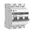 Автоматический выключатель 3P  1,6А (D) 4,5kA ВА 47-63 EKF PROxima mcb4763-3-1.6D-pro EKF/ЭКФ