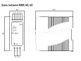 Блок питания OptiPower MDR-60-24-1 284541 KEAZ/КЭАЗ