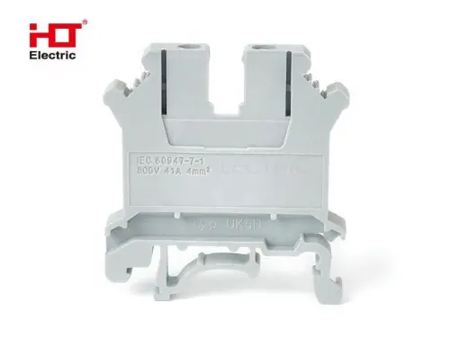 Зажим наборный UK-3мм2 41А серый HLT ELECTRIC 081-24-022 - Ros-Electric
