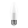 Лампа светодиодная FERON LB-770, C37 (свеча), 11W 230V E27 4000К (белый), рассеиватель матовый белый 25944 FERON