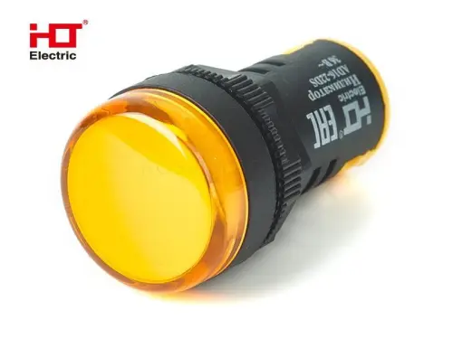Лампа AD16-22DS(LED)матрица d22мм желтый 36В IP40 HLT ELECTRIC 085-06-12 - Ros-Electric