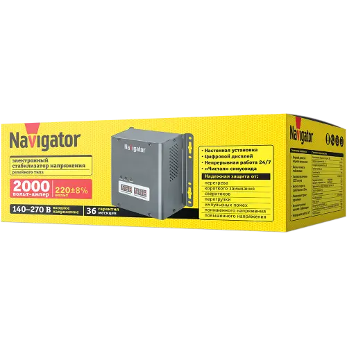 Стабилизатор напряжения 61 777 NVR-RW1-2000 Navigator 61777 - Ros-Electric