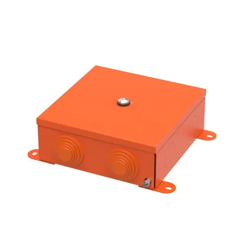 Коробка металлическая огнестойкая 70-0380-FR10.0-12 E15-E120 RAL2004 150x150x60 (6 шт/кор) Промрукав 70-0380-2004-FR10.0-12 - Ros-Electric