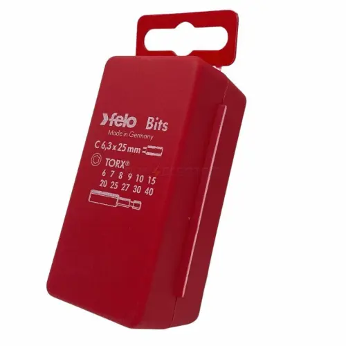 Набор бит Tx Industrial с держателем бит в кейсе, 13 шт Felo 02691016 - Ros-Electric