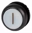 M22S-DRL-W-X1 Головка кнопки с подсветкой, изменение ф-ии с фиксацией/без фиксации, цвет белый, черн 216964 EATON