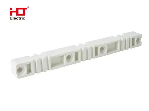 Изолятор шинный плоский ИШП для шин 5 и 10 мм 370 мм HLT ELECTRIC 086-05-12 - Ros-Electric