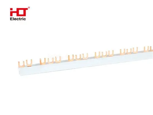 Шина соединительная типа FORK (вилка) 3Р 63А(дл.1м) HLT ELECTRIC 081-13-22 - Ros-Electric