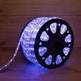 Дюралайт LED, свечение с динамикой (3 жилы) (3W) - синий, 24 LED/м, 2 Вт/м, Ø13мм, бухта 100м 121-323-4 NEON-NIGHT