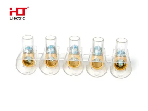 Клеммник концевой изолированный ККИ 10мм² (5х1) HLT ELECTRIC 081-14-04 - Ros-Electric