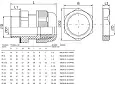 Сальник PG 11 диаметр проводника 7-9мм IP54 YSA20-10-11-54-K41 IEK/ИЭК